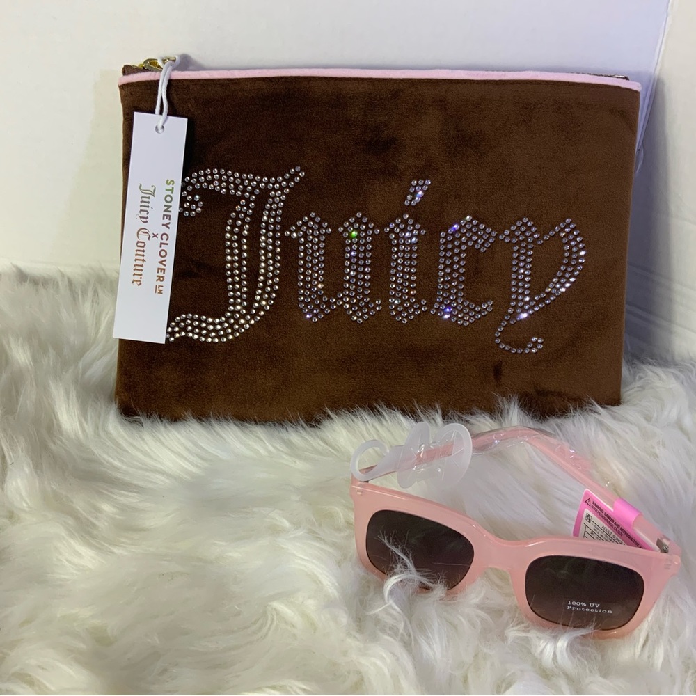 Stoney Clover Lane x Juicy Couture Embellished Flat Pouch - Picture 4 of 10